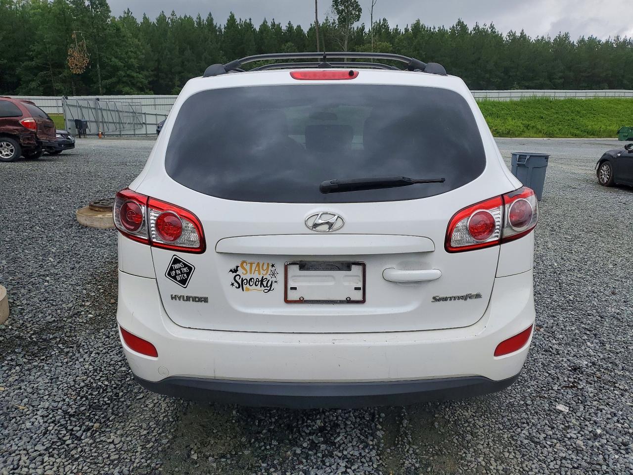 2011 Hyundai Santa Fe Gls White vin: 5XYZG3AB5BG036705