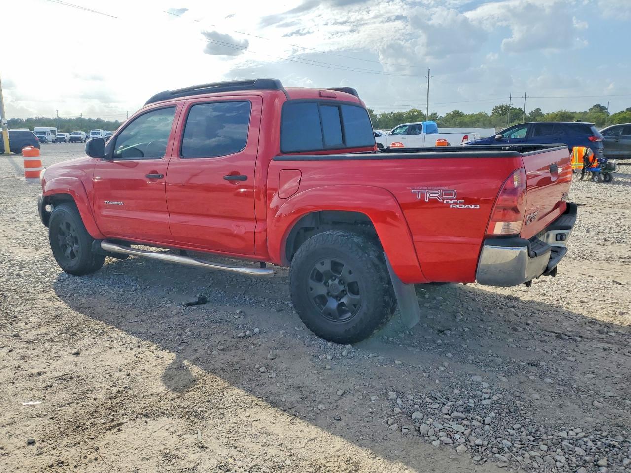 2006 Toyota Tacoma Double Cab Prerunner Red vin: 5TEJU62N36Z300712