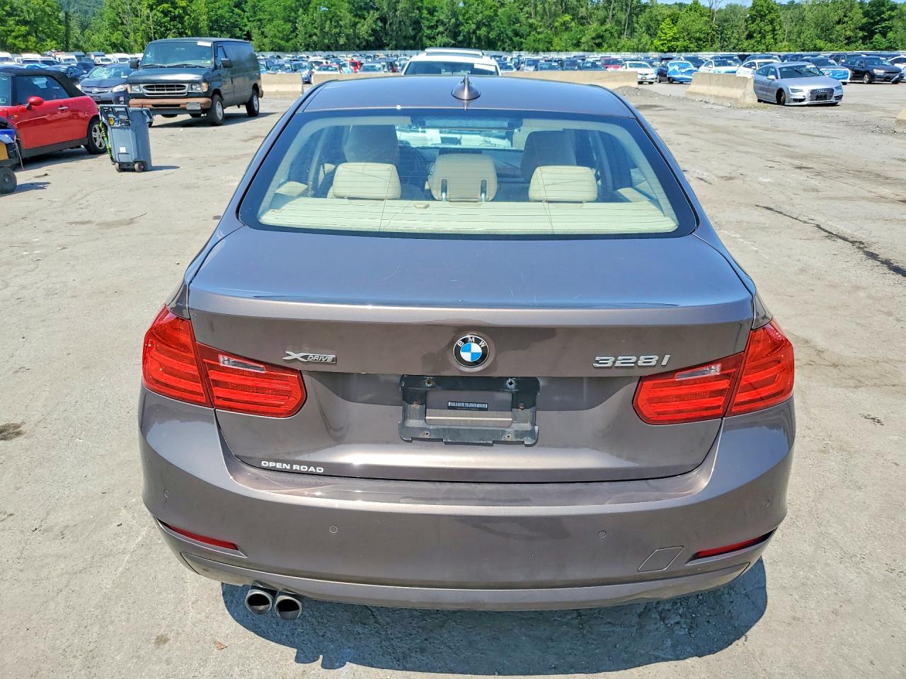 2015 Bmw 328 Xi Sulev Brown vin: WBA3B5G57FNS13753