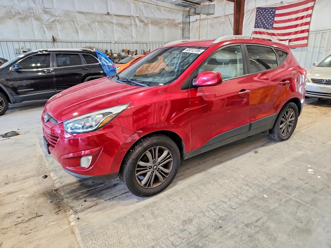 2014 Hyundai Tucson Se Red vin: KM8JUCAGXEU934121