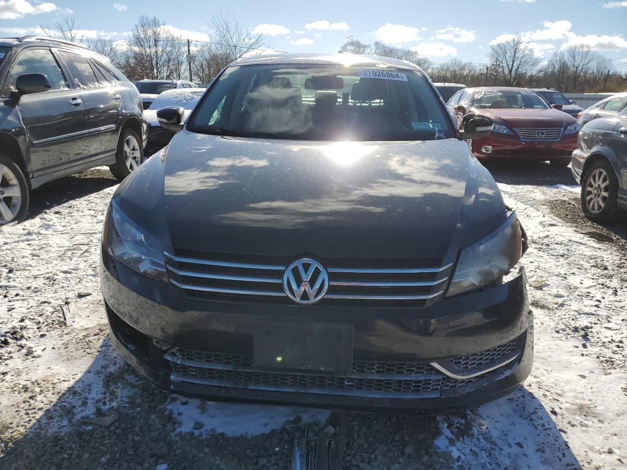 2014 Volkswagen Passat Se Black vin: 1VWBT7A32EC100167
