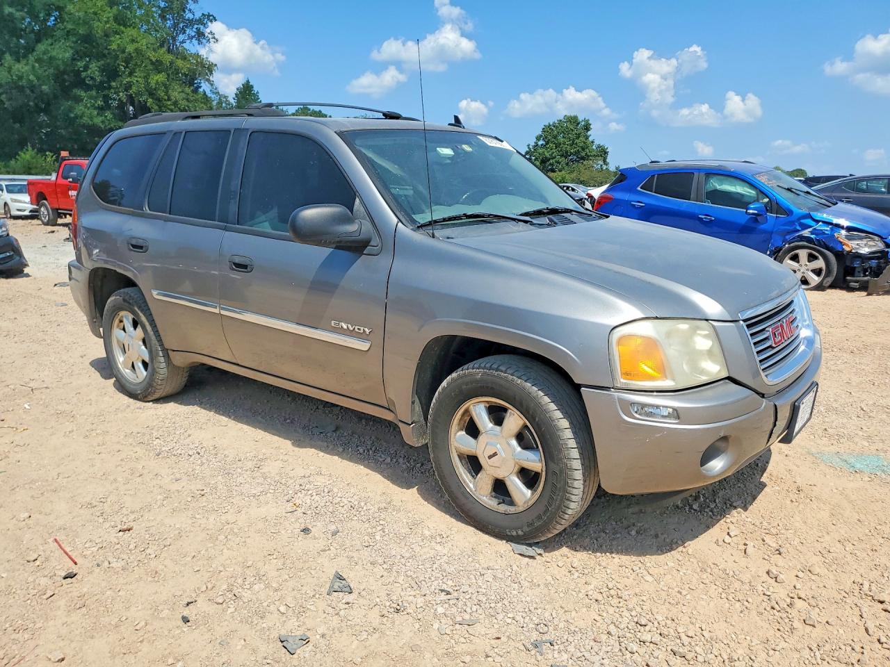 2006 Gmc Envoy Gray vin: 1GKDS13S662244686