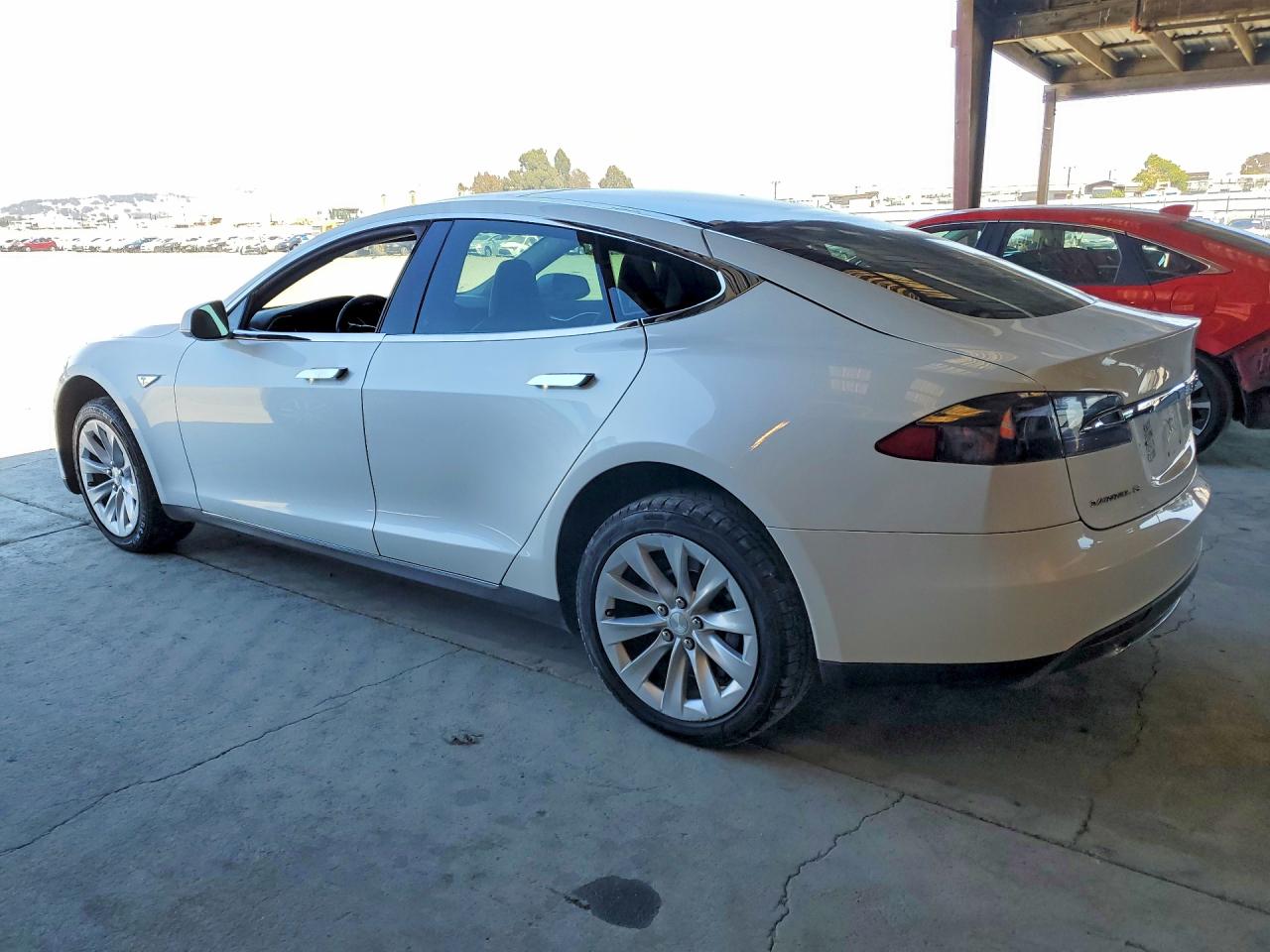 2012 Tesla Model S White vin: 5YJSA1CP2CFP02783