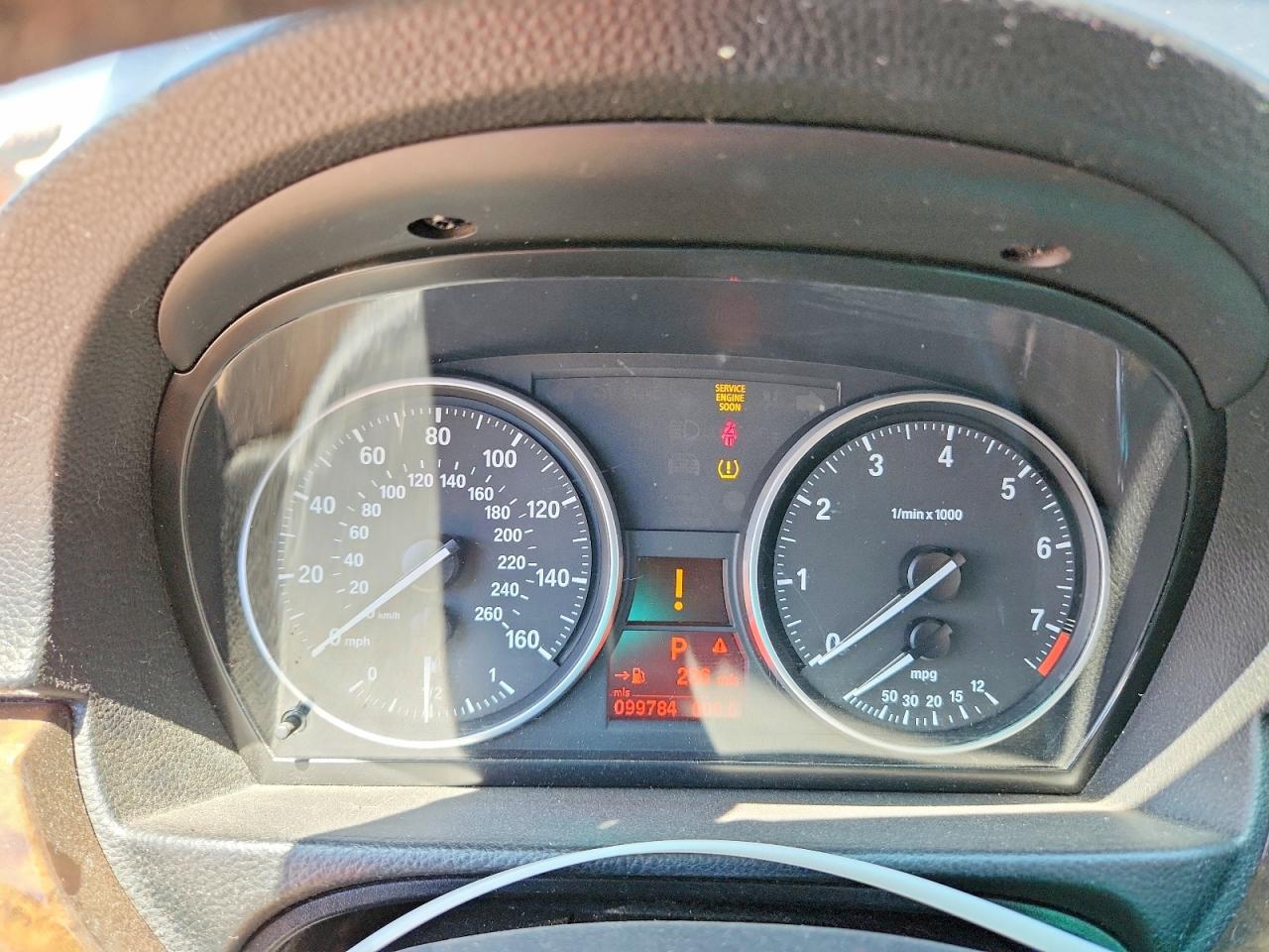 2008 Bmw 328 I Blue vin: WBAVA33538KX87714