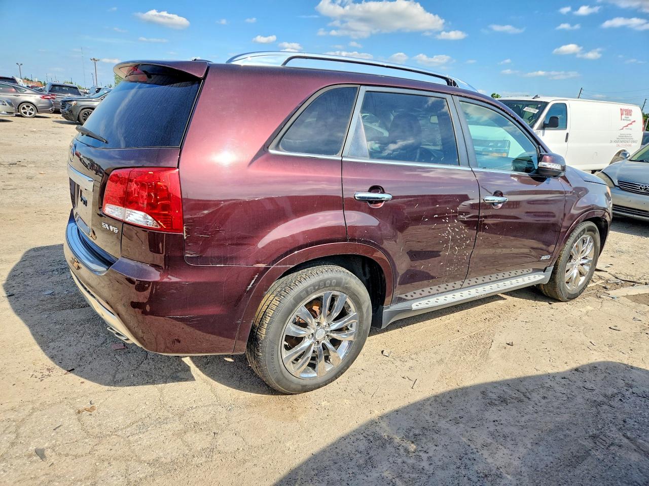 2012 Kia Sorento Sx Red vin: 5XYKWDA28CG249563