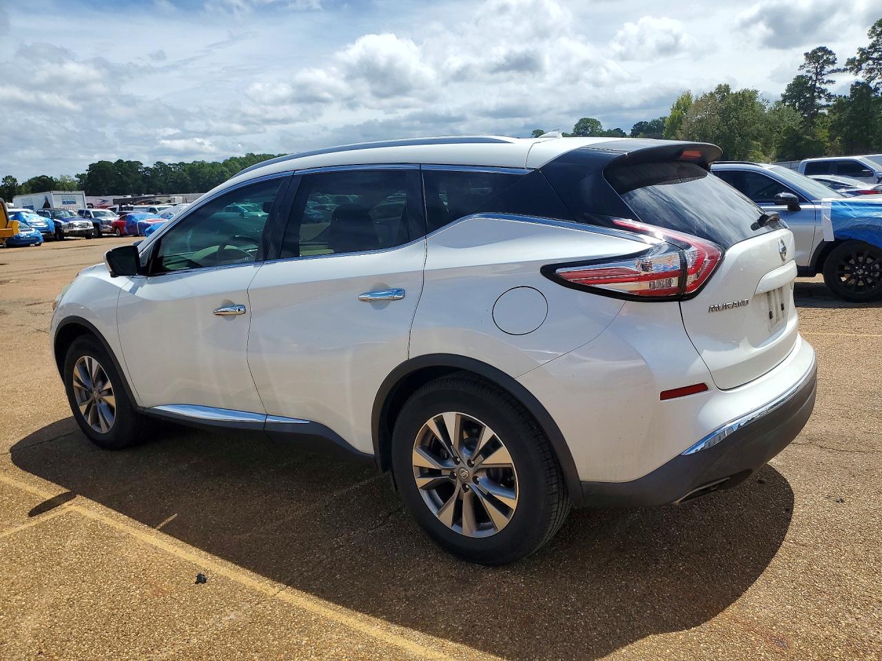 2015 Nissan Murano Sl White vin: 5N1AZ2MG1FN241036