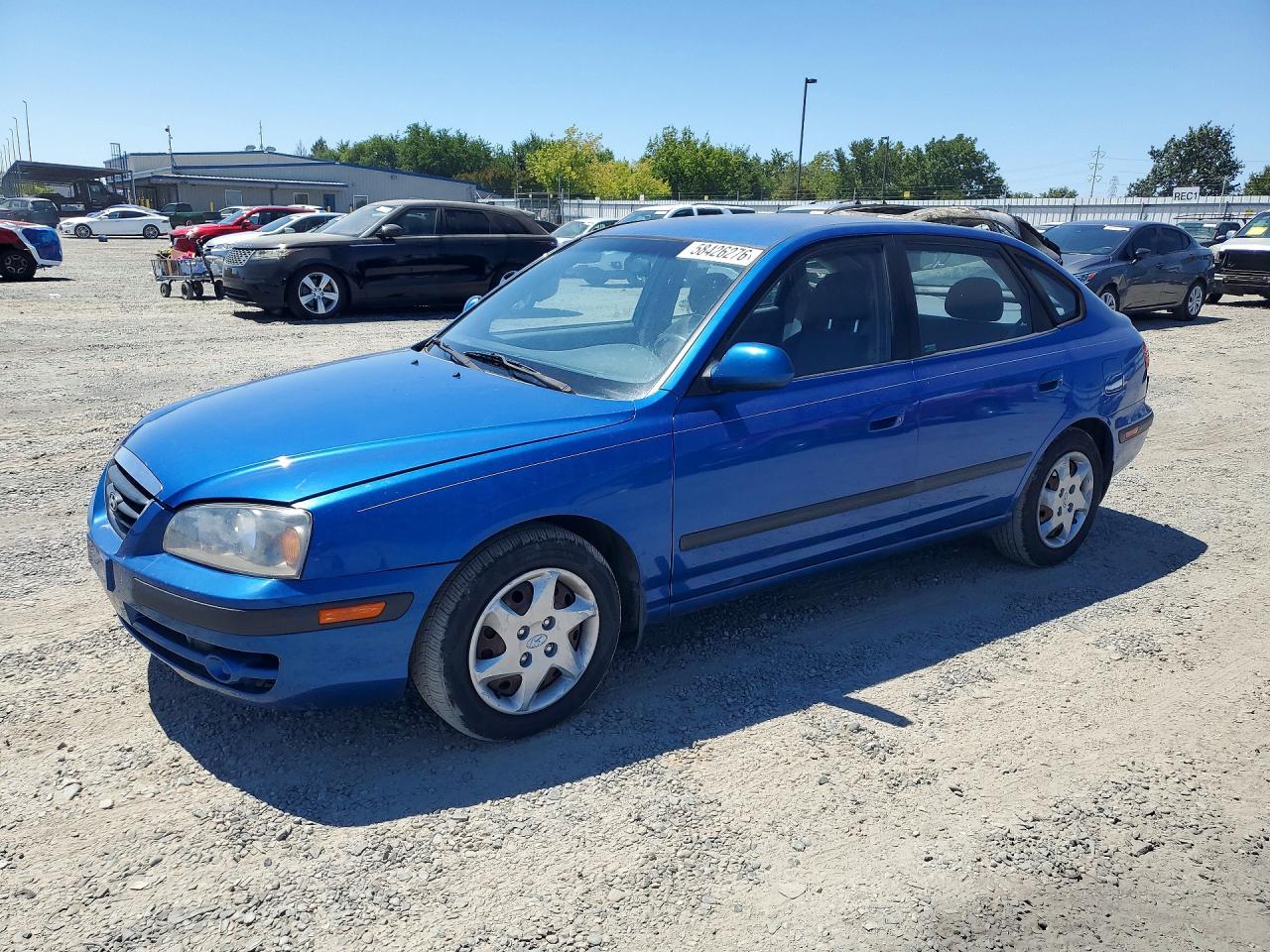 2006 Hyundai Elantra Gls Blue vin: KMHDN56D66U181290