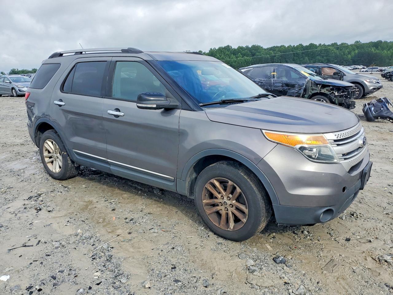 2013 Ford Explorer Xlt Gray vin: 1FM5K8D86DGC30245