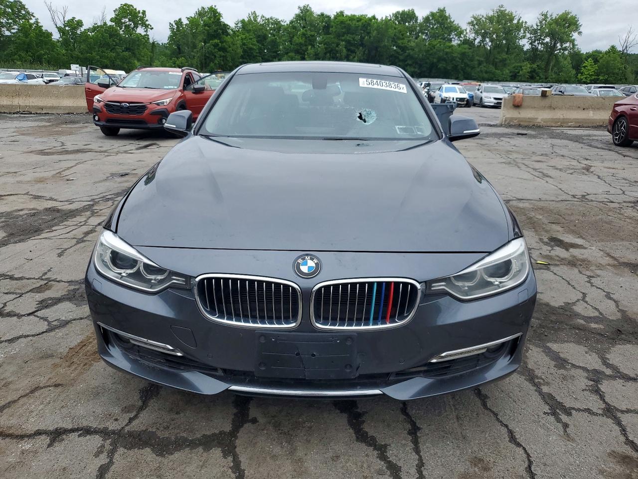 2013 Bmw 328 Xi Sulev Gray vin: WBA3B5C59DF138941