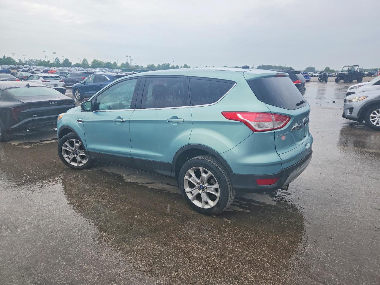 2013 Ford Escape Sel Blue vin: 1FMCU9H94DUC06120