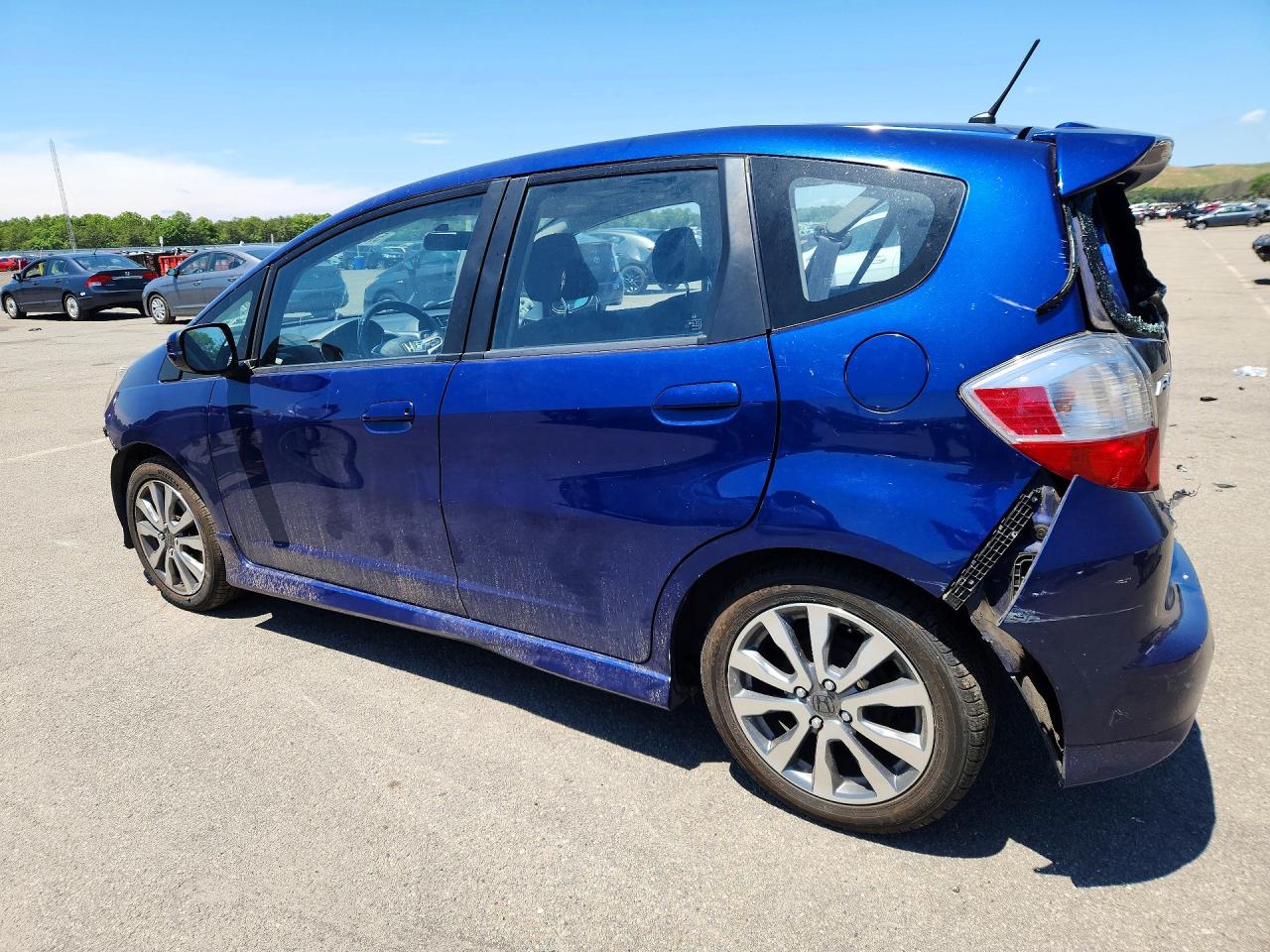 2012 Honda Fit Sport Blue vin: JHMGE8G52CC030702