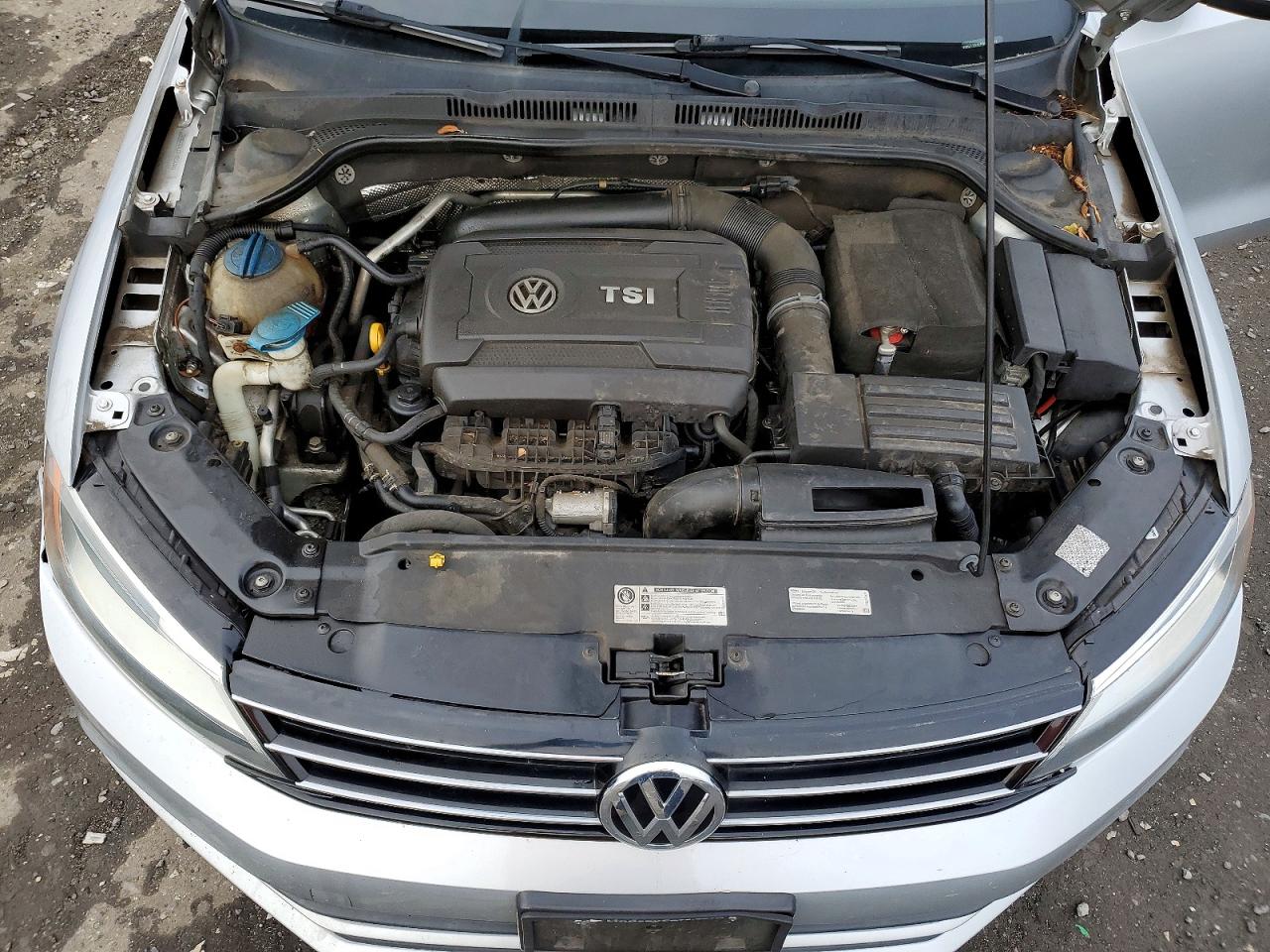 2015 Volkswagen Jetta Se Silver vin: 3VWD17AJ2FM254343