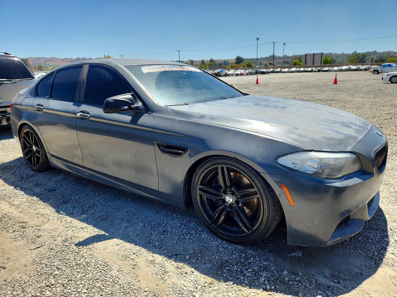 2011 Bmw 550 I Серый vin: WBAFR9C5XBC758325
