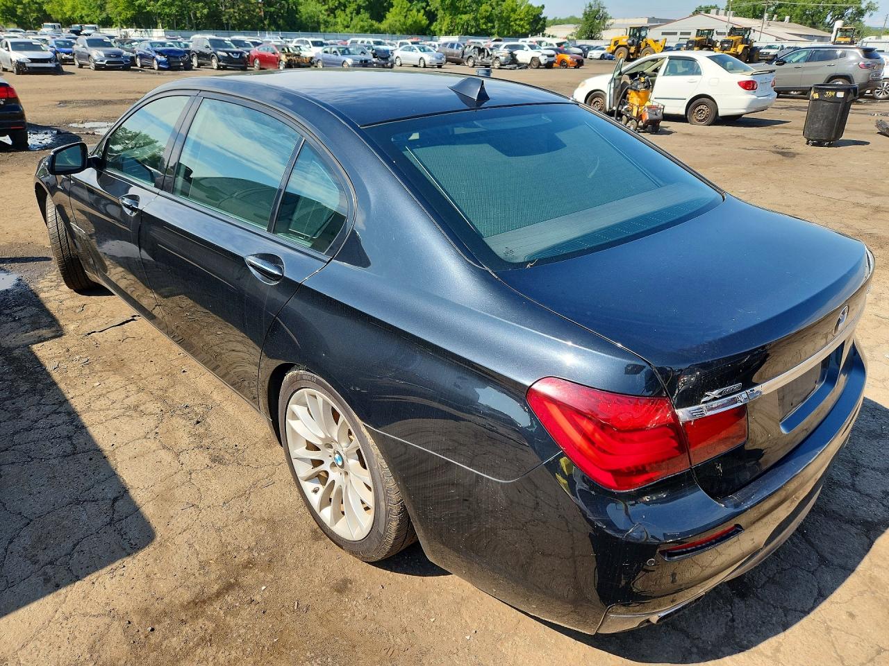 2013 Bmw 750 Lxi Black vin: WBAYF8C58DD139716