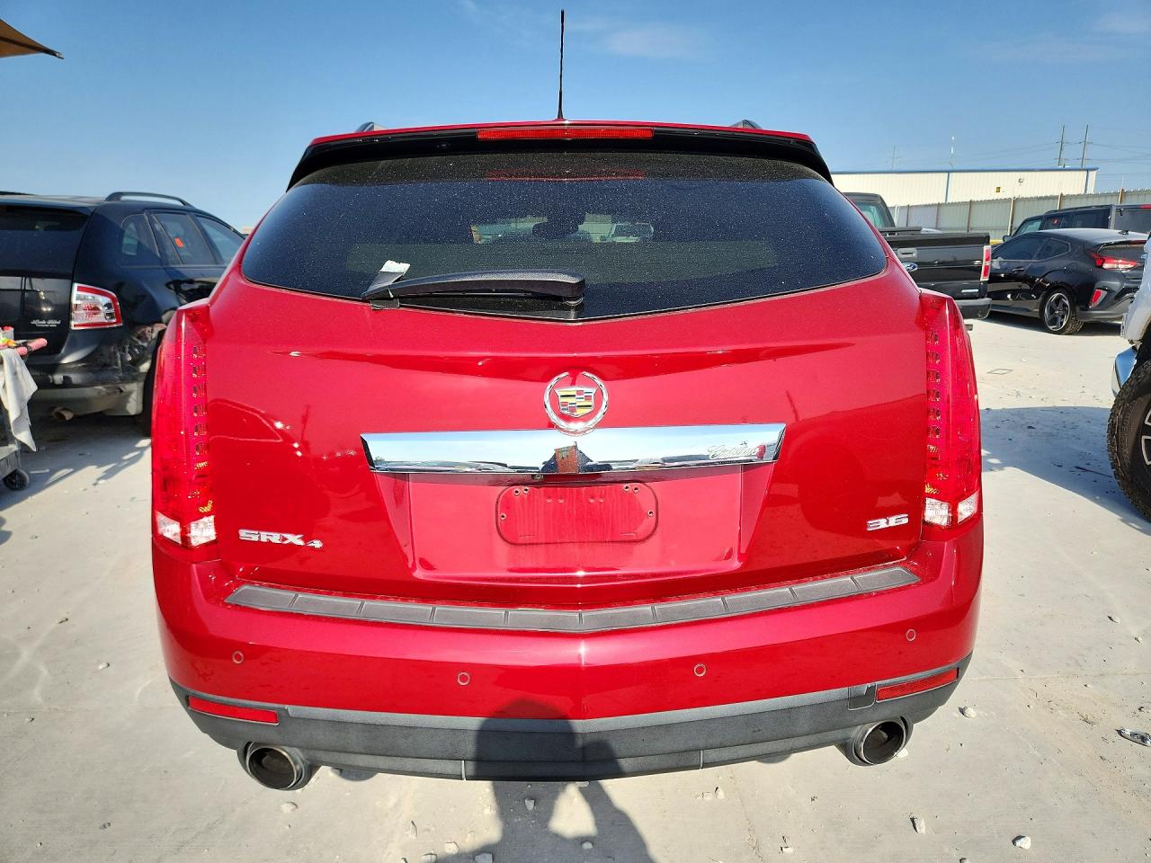 2015 Cadillac Srx Luxury Collection Red vin: 3GYFNEE38FS619954