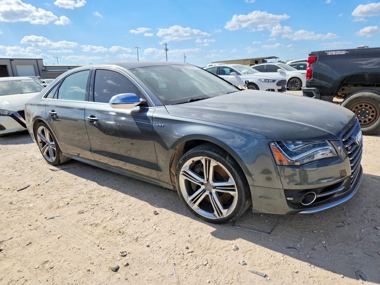 2014 Audi S8 Quattro Gray vin: WAUD2AFD2EN005686