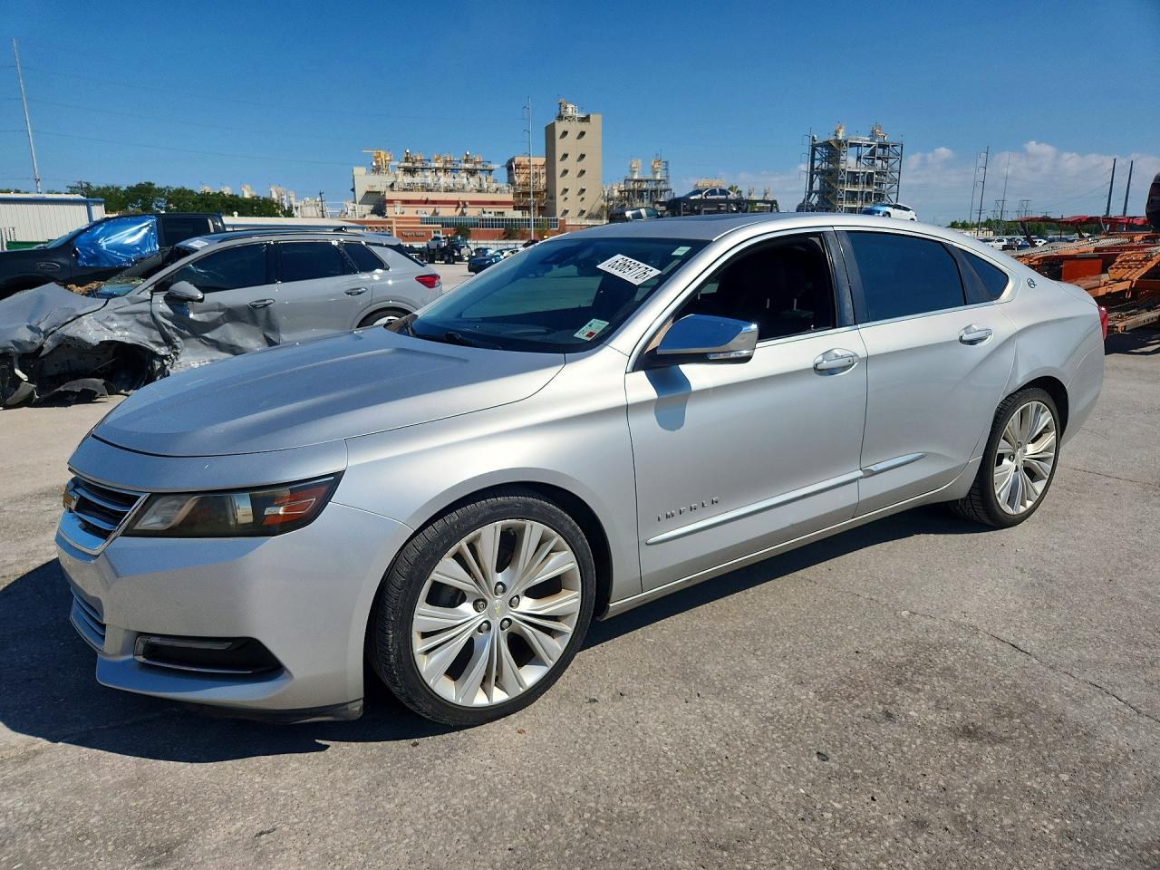 2014 Chevrolet Impala Ltz Silver vin: 1G1155S30EU163931