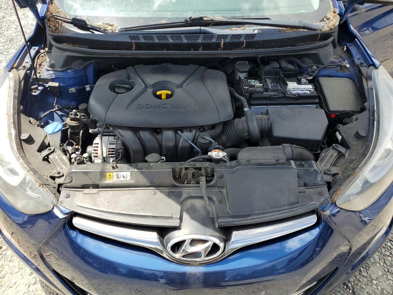 2016 Hyundai Elantra Limited Blue vin: 5NPDH4AE3GH723480