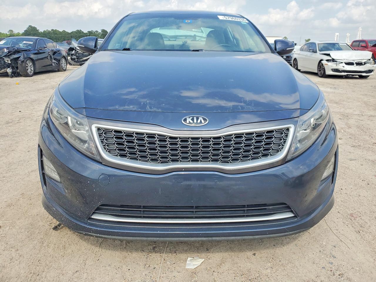 2014 Kia Optima Hybrid Gray vin: KNAGN4AD2E5068722