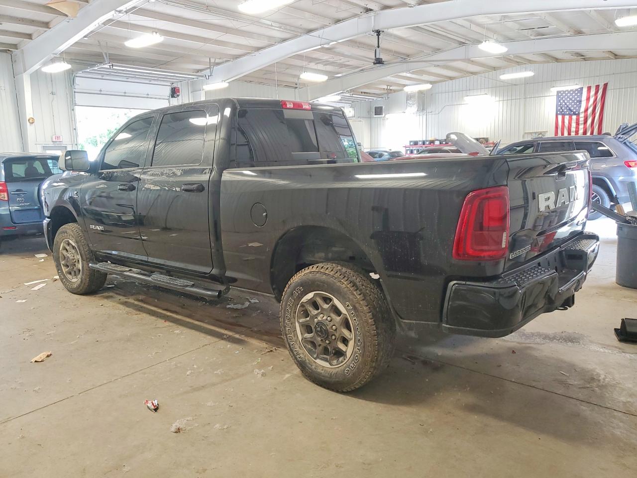 2025 Ram 2500 Laramie Черный vin: 3C6UR5FLXSG530651