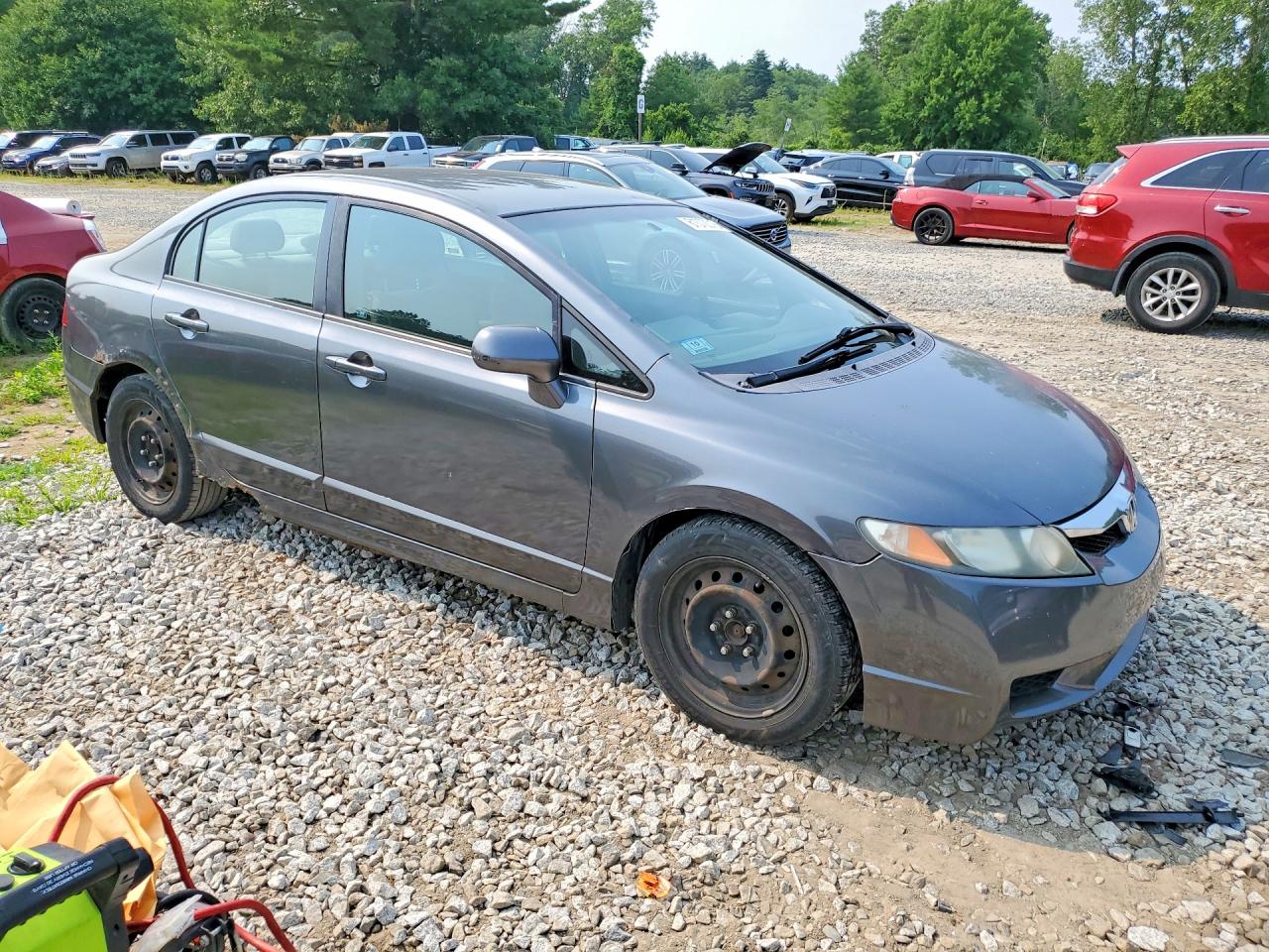 2009 Honda Civic Lx Silver vin: 2HGFA16519H314606
