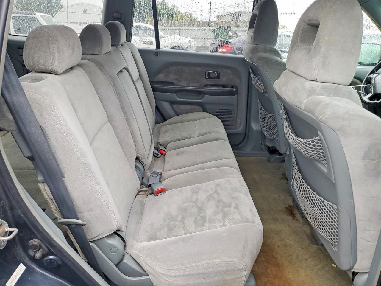 2005 Honda Pilot Ex Gray vin: 5FNYF18465B012791