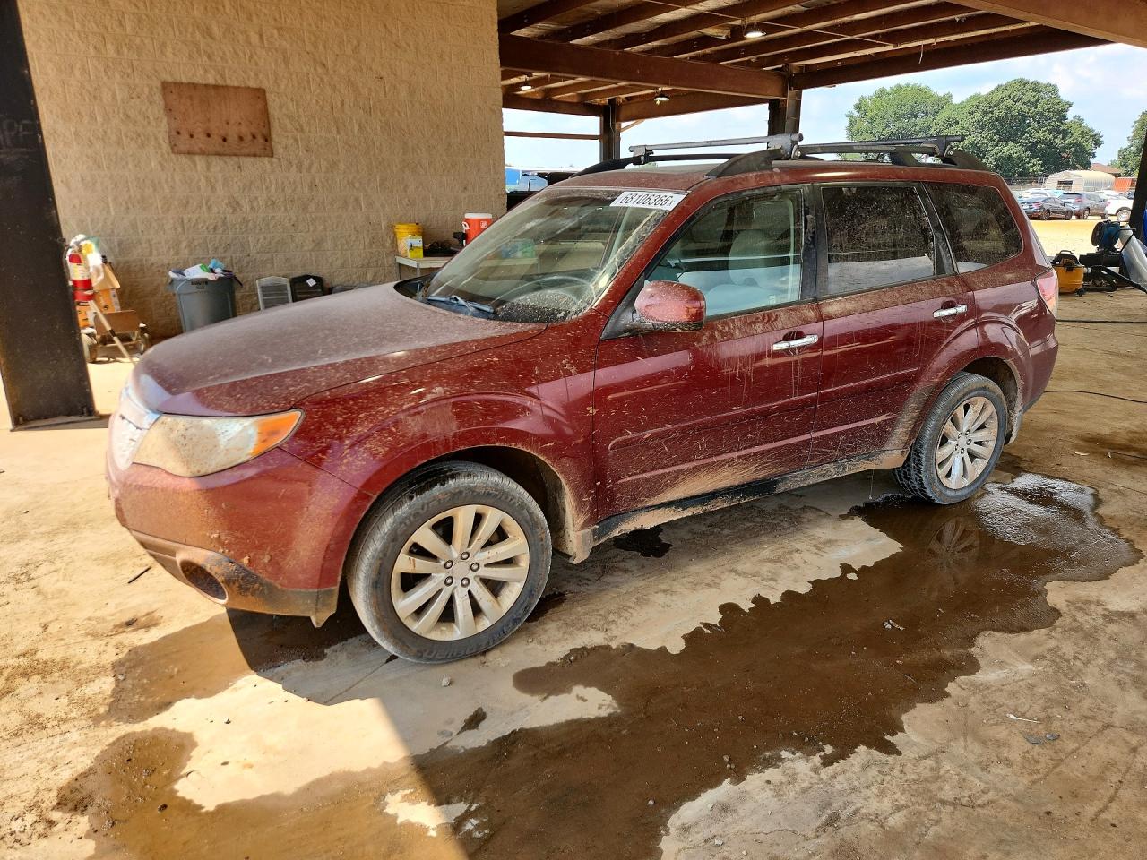 2012 Subaru Forester 2.5x Premium Red vin: JF2SHBDC4CH412270