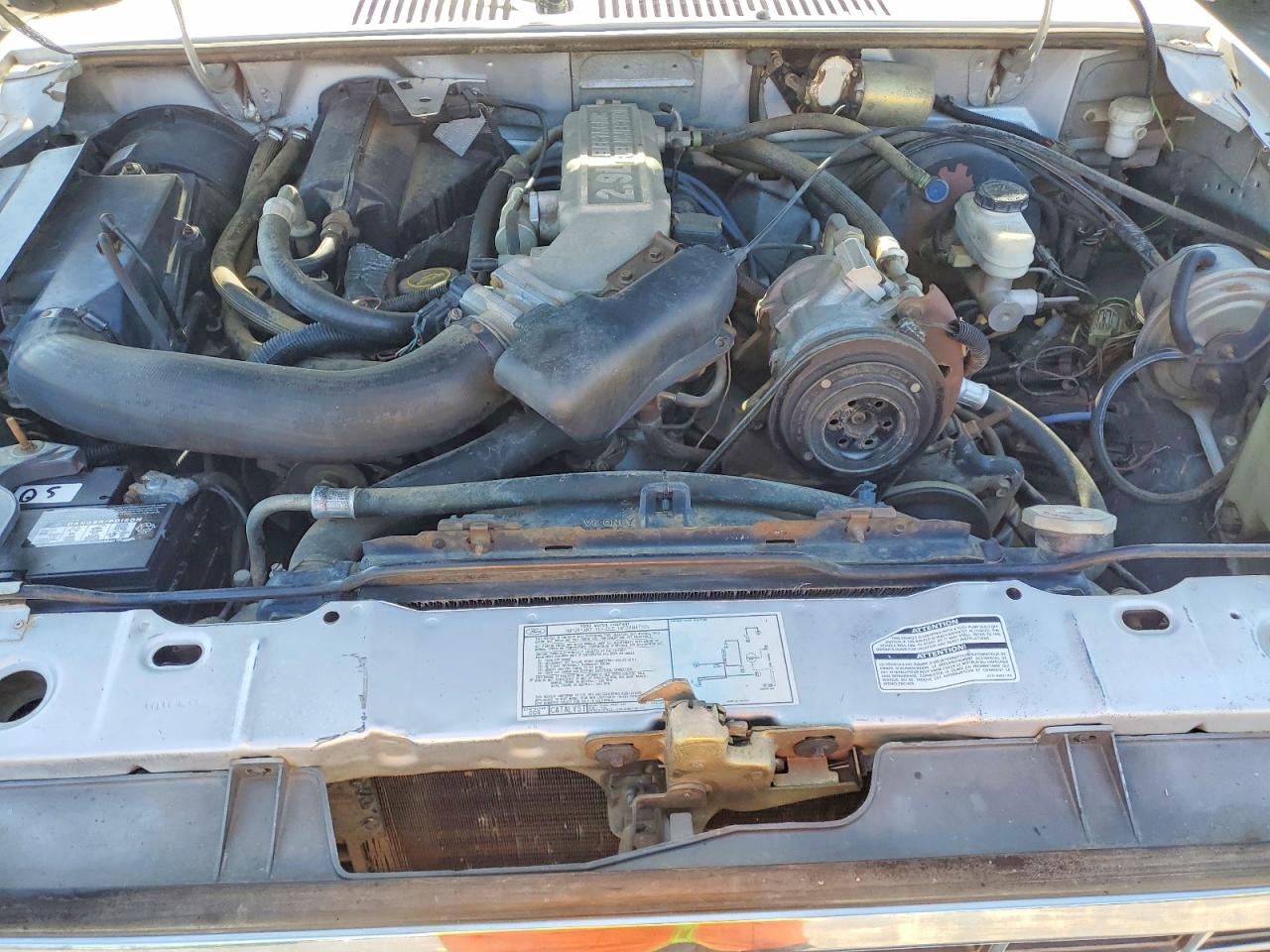 1987 Ford Ranger Super Cab Silver vin: 1FTCR14T5HPA94246