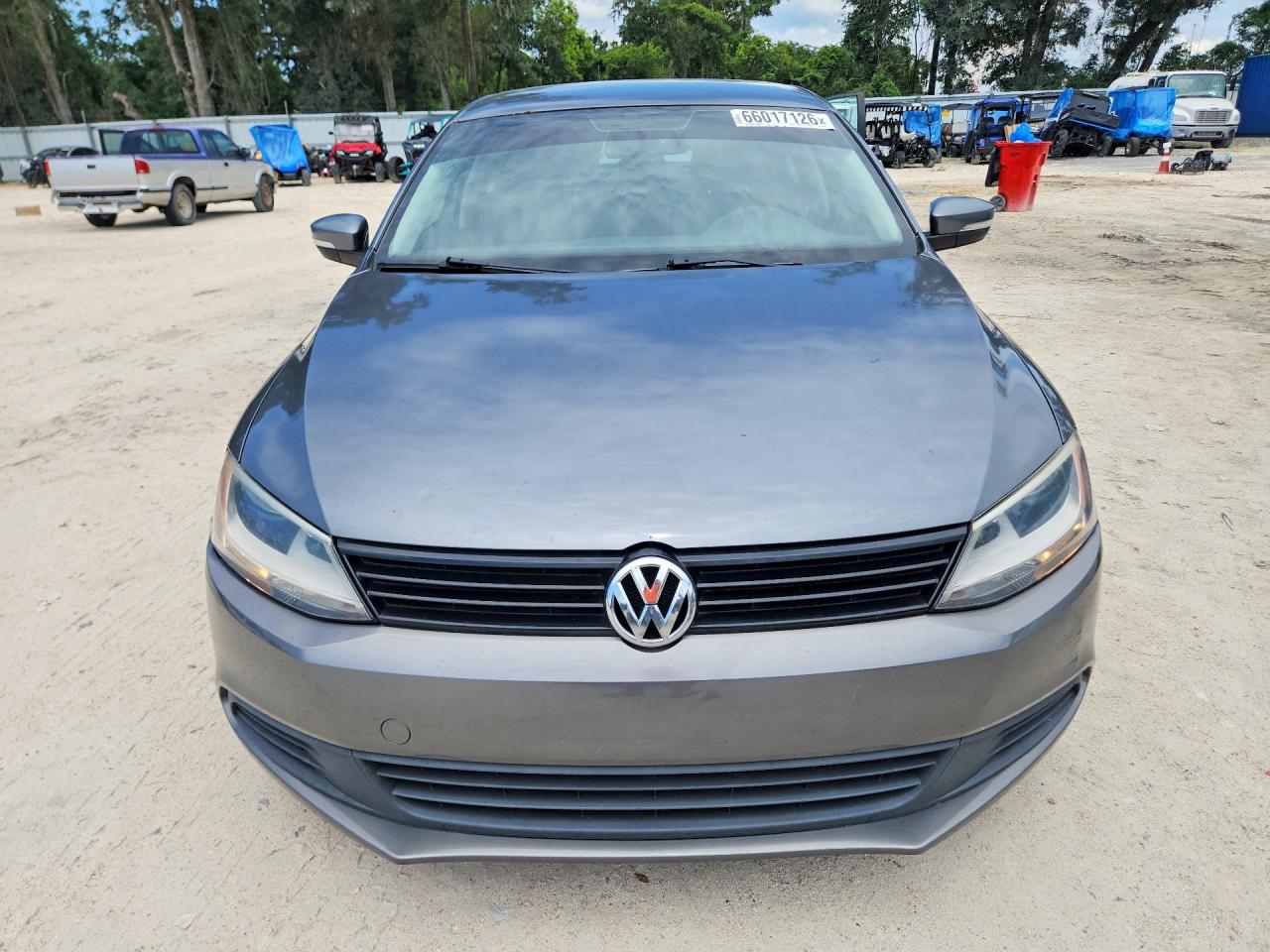 2012 Volkswagen Jetta Se Gray vin: 3VWDP7AJ2CM002361
