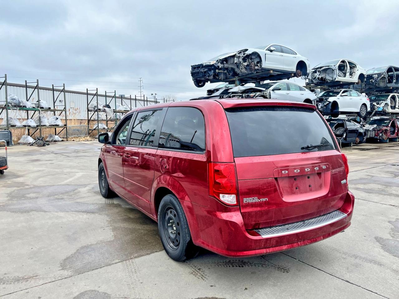 2015 Dodge Grand Caravan Se Burgundy vin: 2C4RDGBG5FR737904