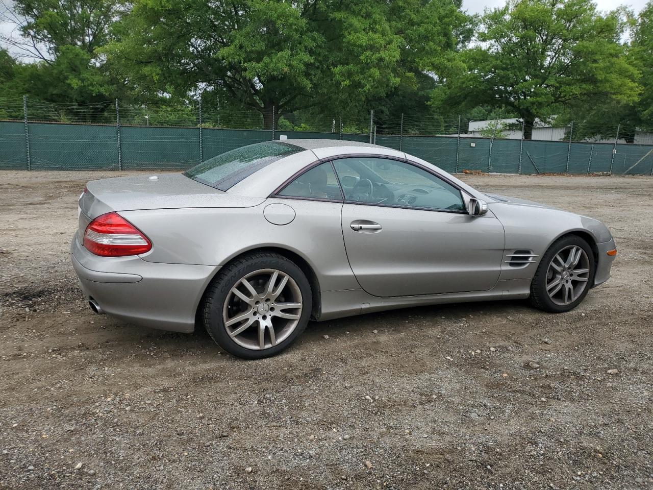 2007 Mercedes-benz Sl 550 Gray vin: WDBSK71F67F118753