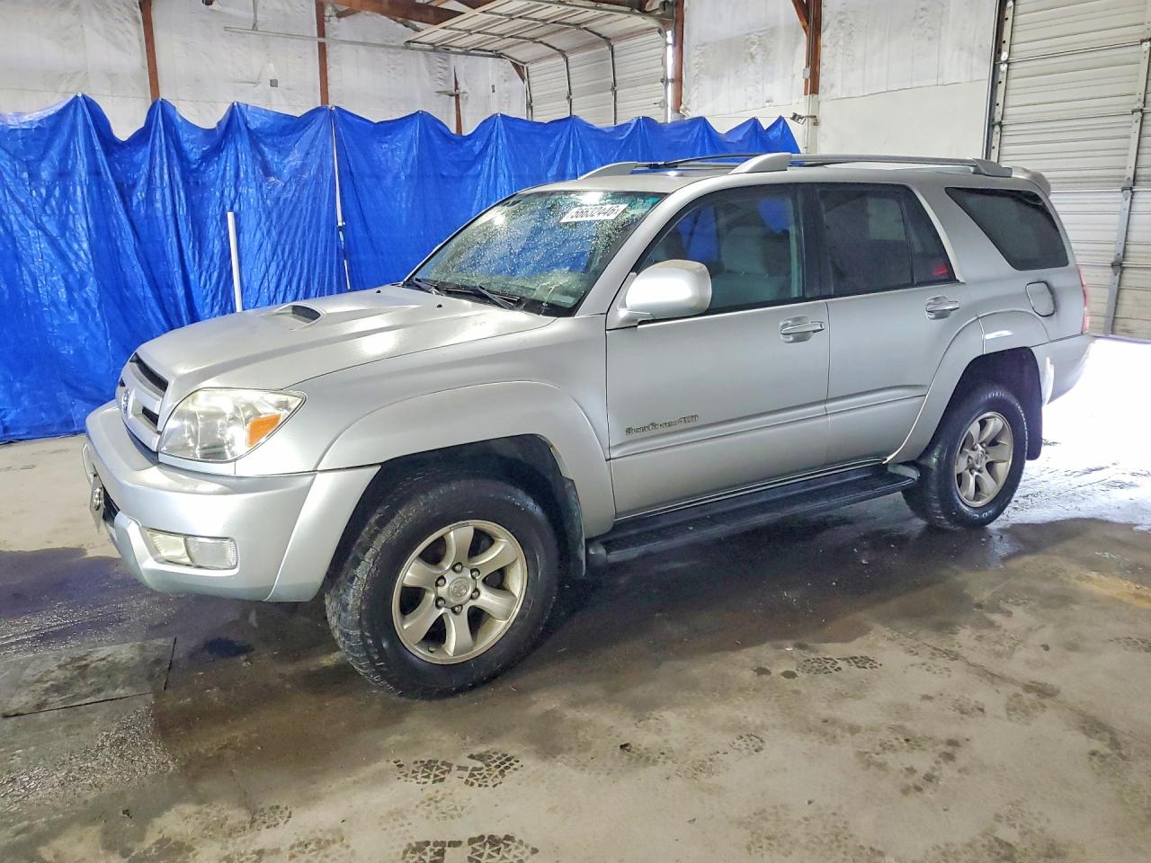 2005 Toyota 4runner Sport Edition Silver vin: JTEBU14R450067800