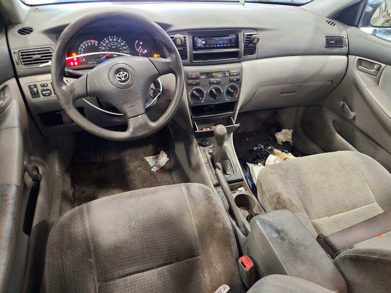 2008 Toyota Corolla Ce Gray vin: 2T1BR32E68C871768