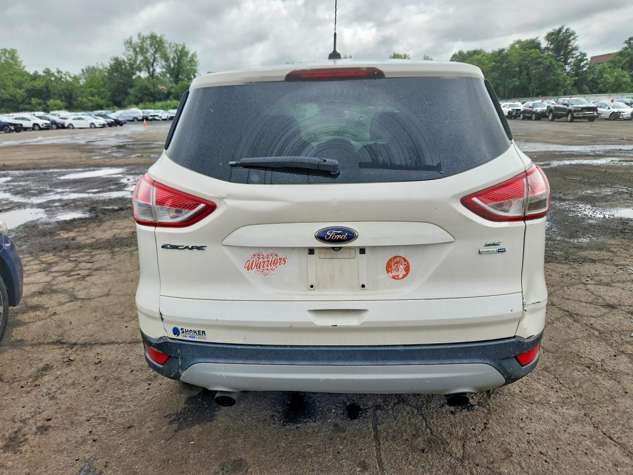2014 Ford Escape Se Белый vin: 1FMCU9GX2EUB11380