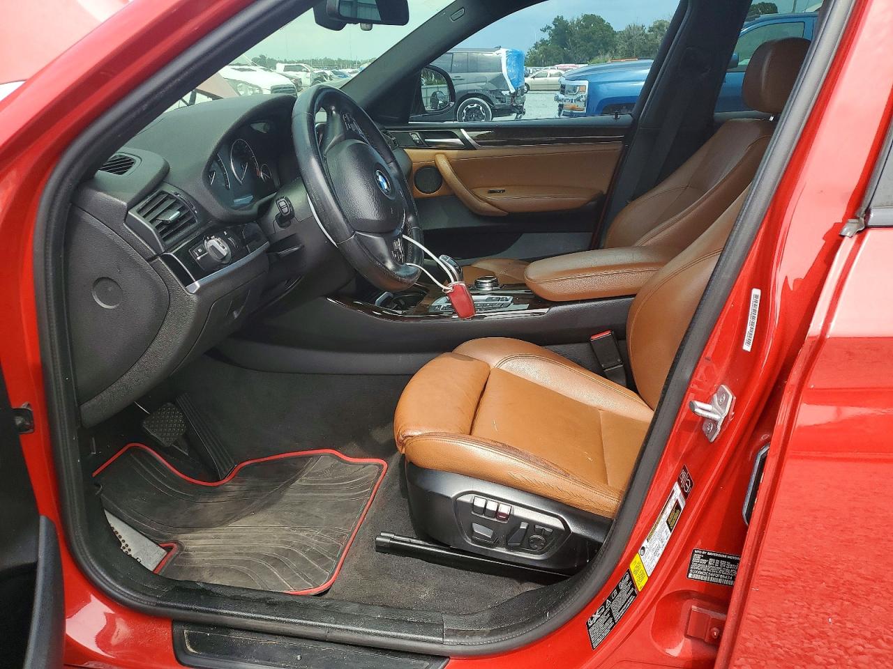 2015 Bmw X4 Xdrive28i Red vin: 5UXXW3C56F0F89474