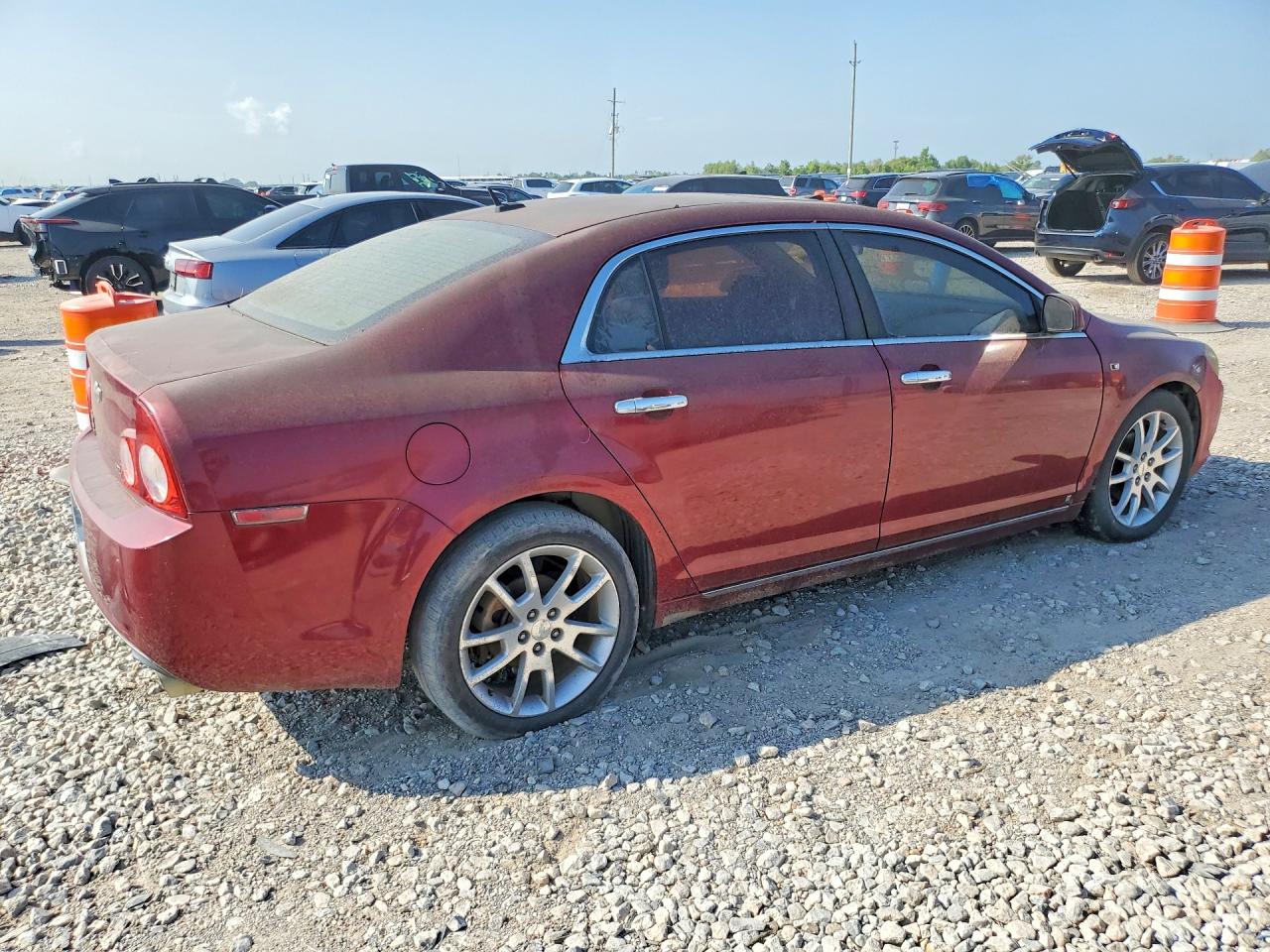 2008 Chevrolet Malibu Ltz Maroon vin: 1G1ZK577X8F296017