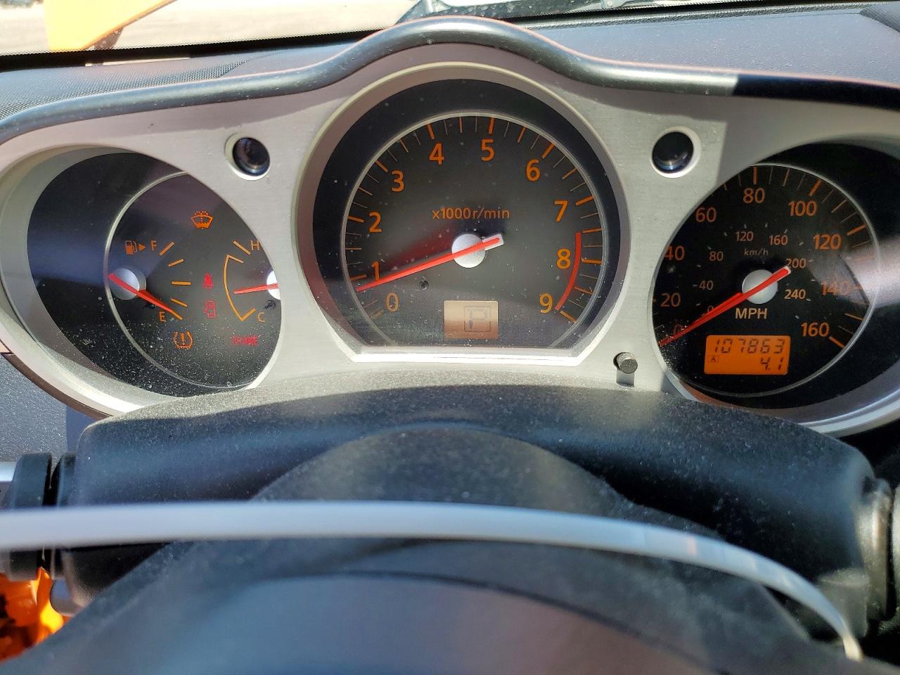 2007 Nissan 350z Base Orange vin: JN1BZ34D47M503954