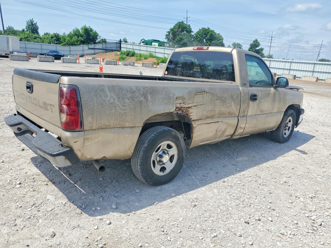 2004 Chevrolet Silverado C1500 Желто-коричневый vin: 1GCEC14X54Z216227