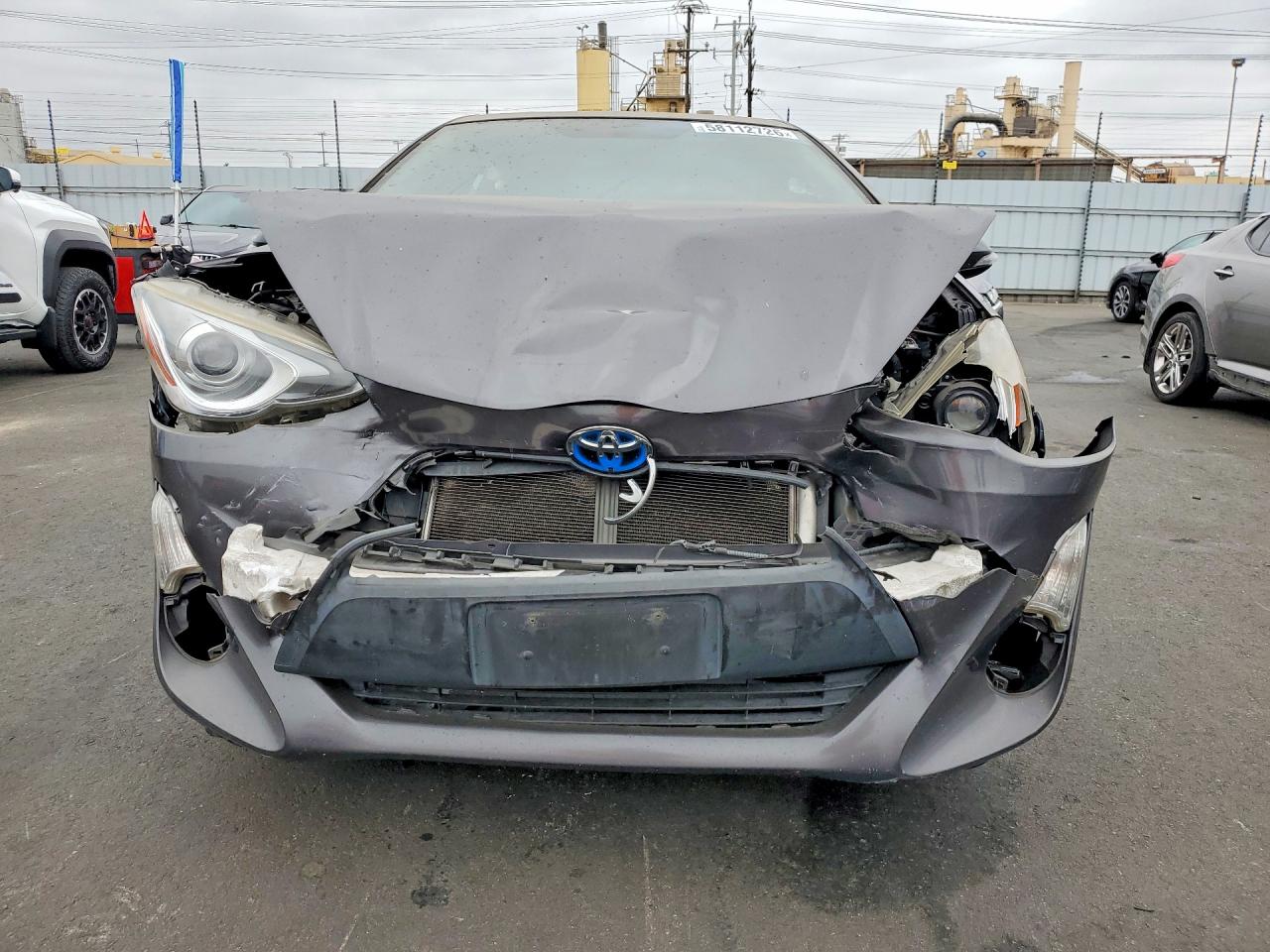 2015 Toyota Prius C One Gray vin: JTDKDTB38F1101800