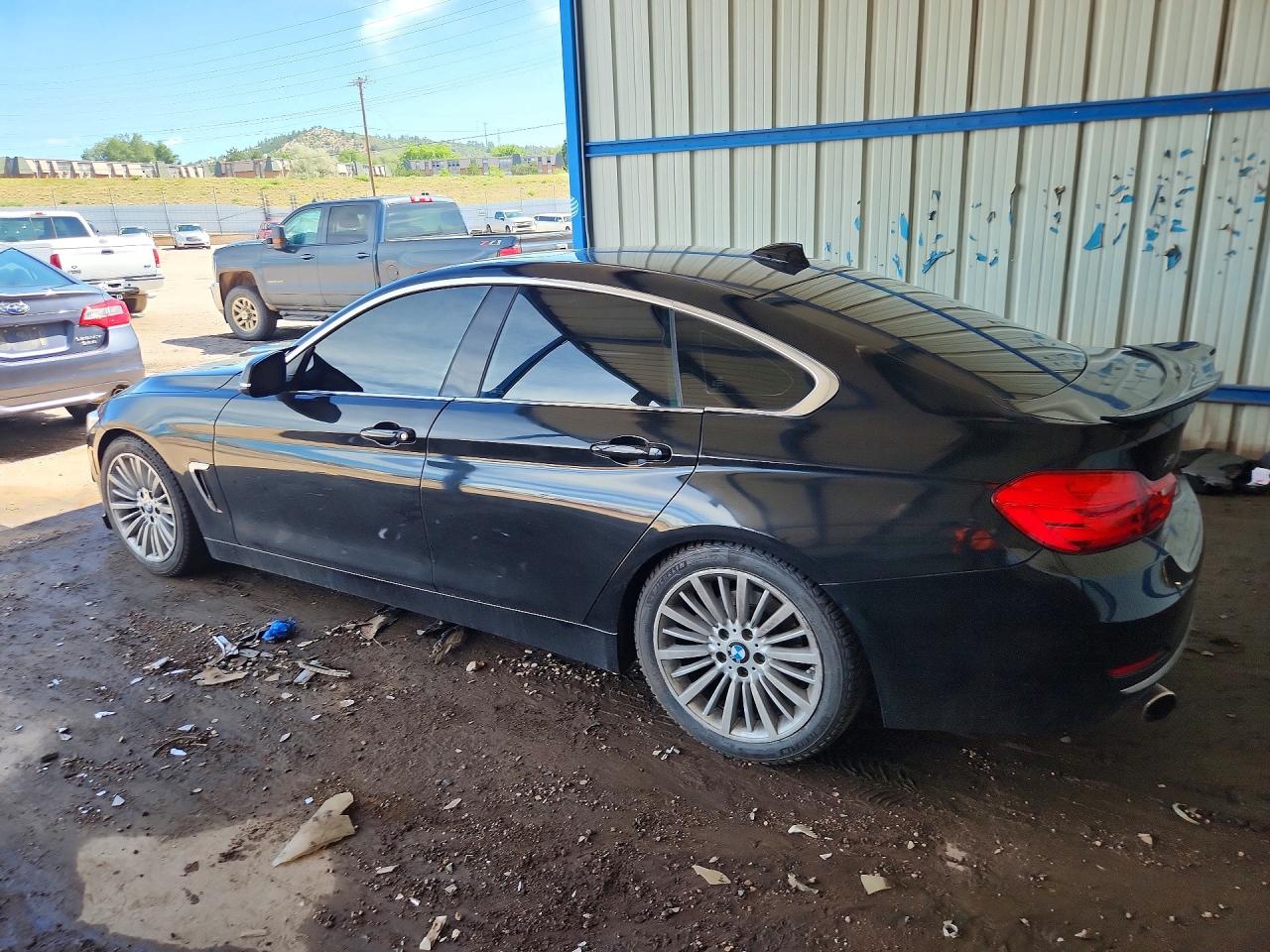 2015 Bmw 428 Xi Gran Coupe Black vin: WBA4A7C5XFD413251