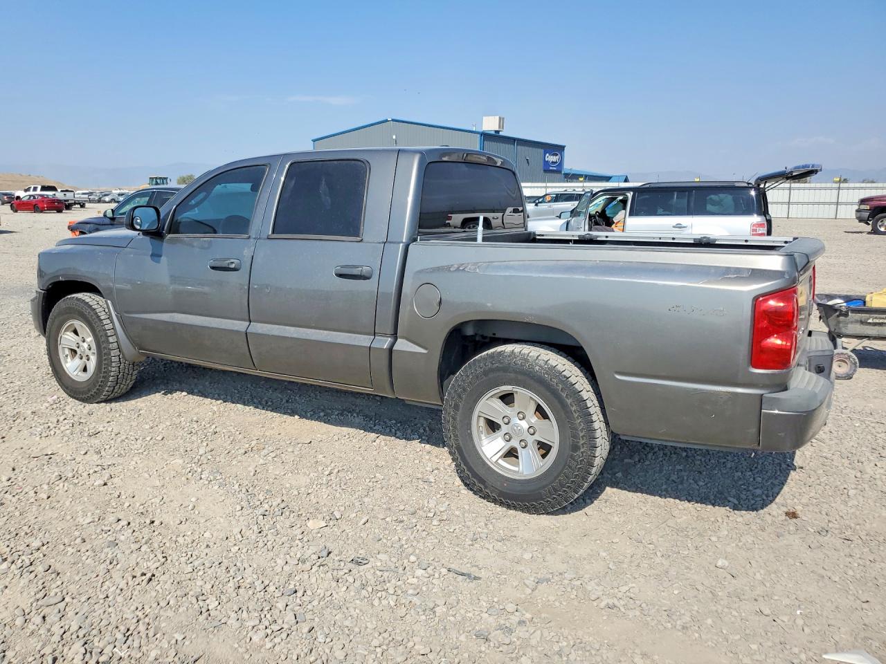 2008 Dodge Dakota Quad Slt Gray vin: 1D7HW48K58S626888