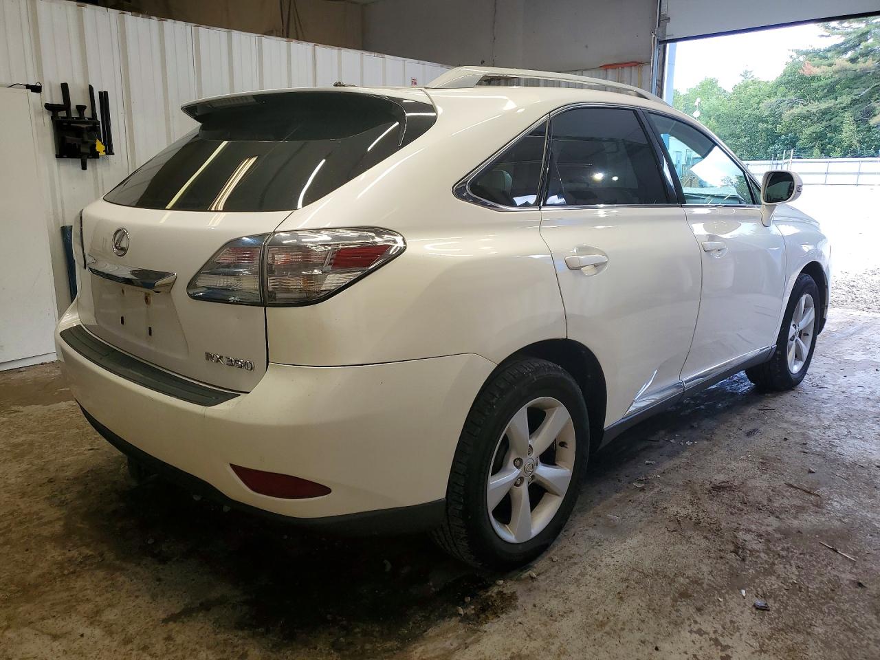 2012 Lexus Rx 350 White vin: 2T2BK1BA2CC125036