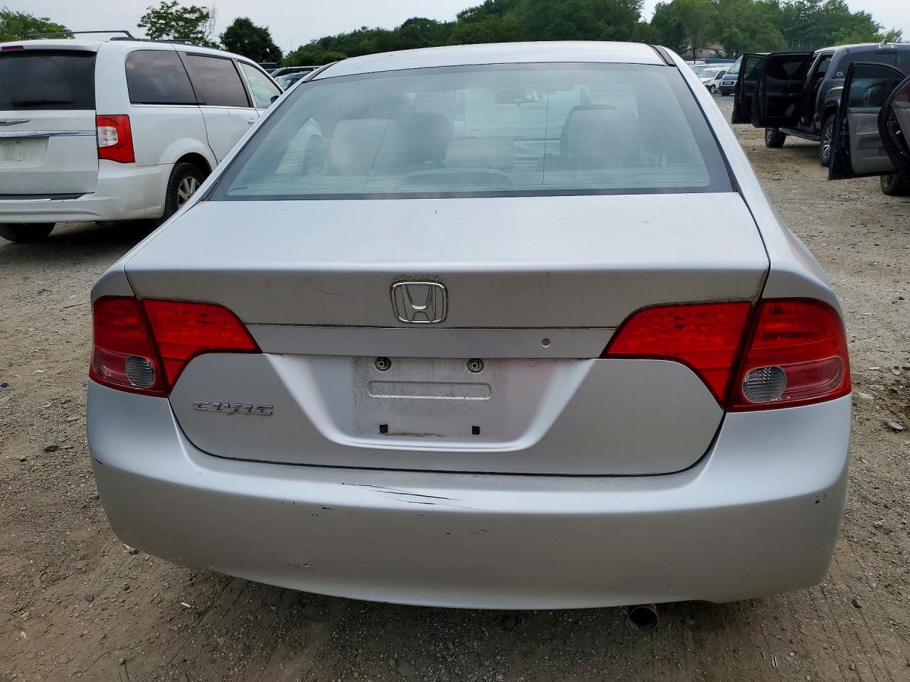 2006 Honda Civic Ex Silver vin: 1HGFA168X6L004480