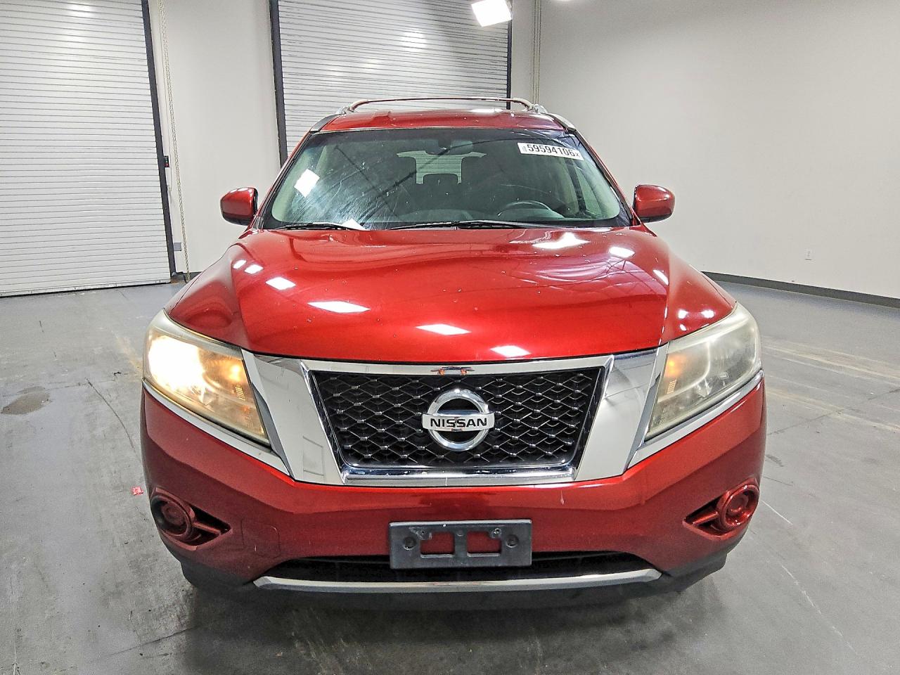 2013 Nissan Pathfinder S Red vin: 5N1AR2MM8DC603457