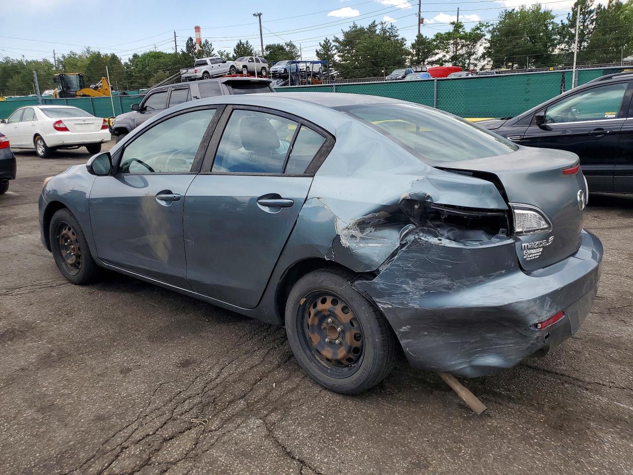 2012 Mazda 3 I Gray vin: JM1BL1UF8C1676229