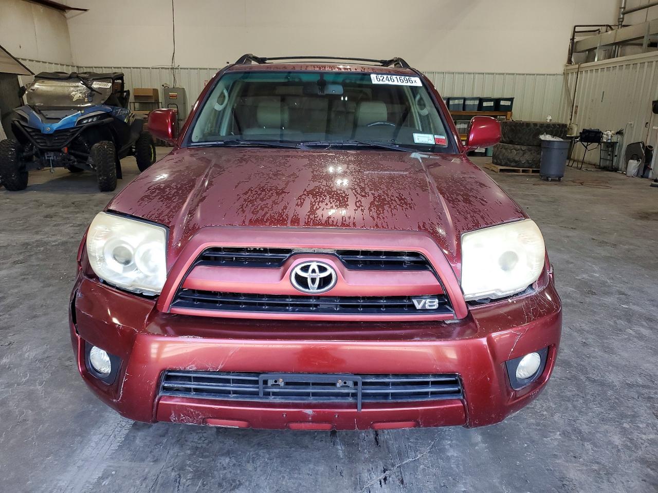 2007 Toyota 4runner Limited Red vin: JTEBT17R078040130