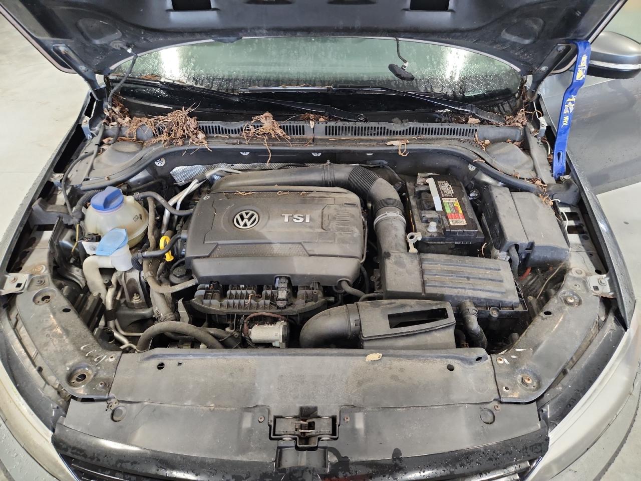 2014 Volkswagen Jetta Se Gray vin: 3VWD17AJ8EM260730