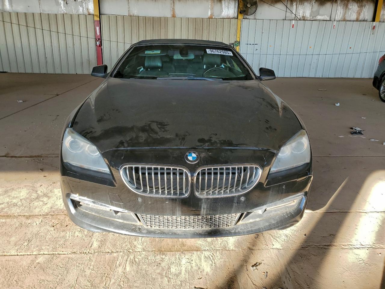 2012 Bmw 650 I Черный vin: WBALZ3C50CDL73366