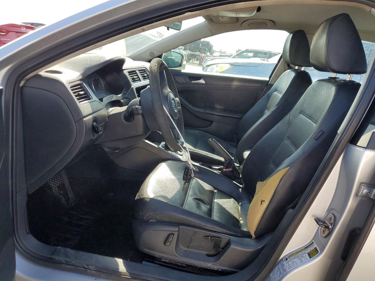2014 Volkswagen Jetta Se Silver vin: 3VWD17AJ5EM402886