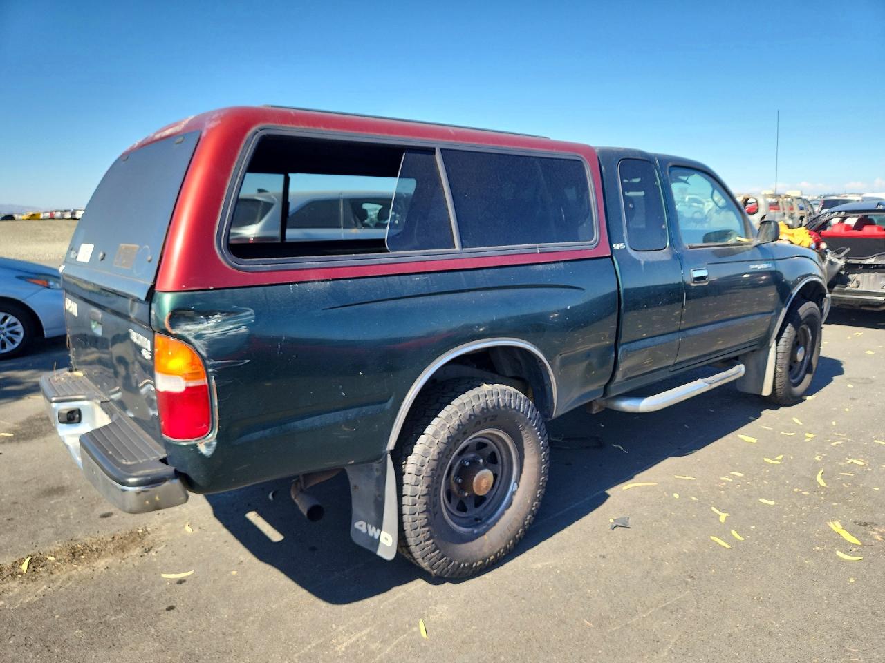 1999 Toyota Tacoma Xtracab Green vin: 4TAWM72N6XZ514680